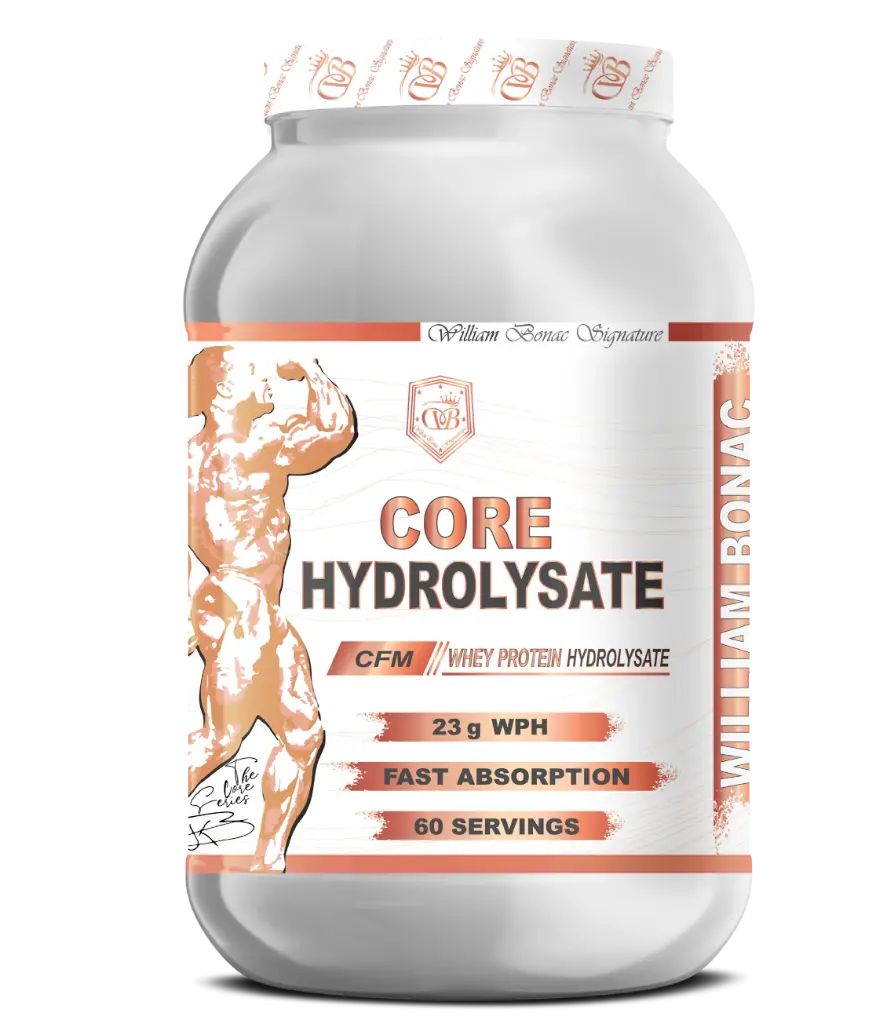 William Bonac Whey Protein Hydrolysate.-60Serv.-1.8Kg-Vanilla