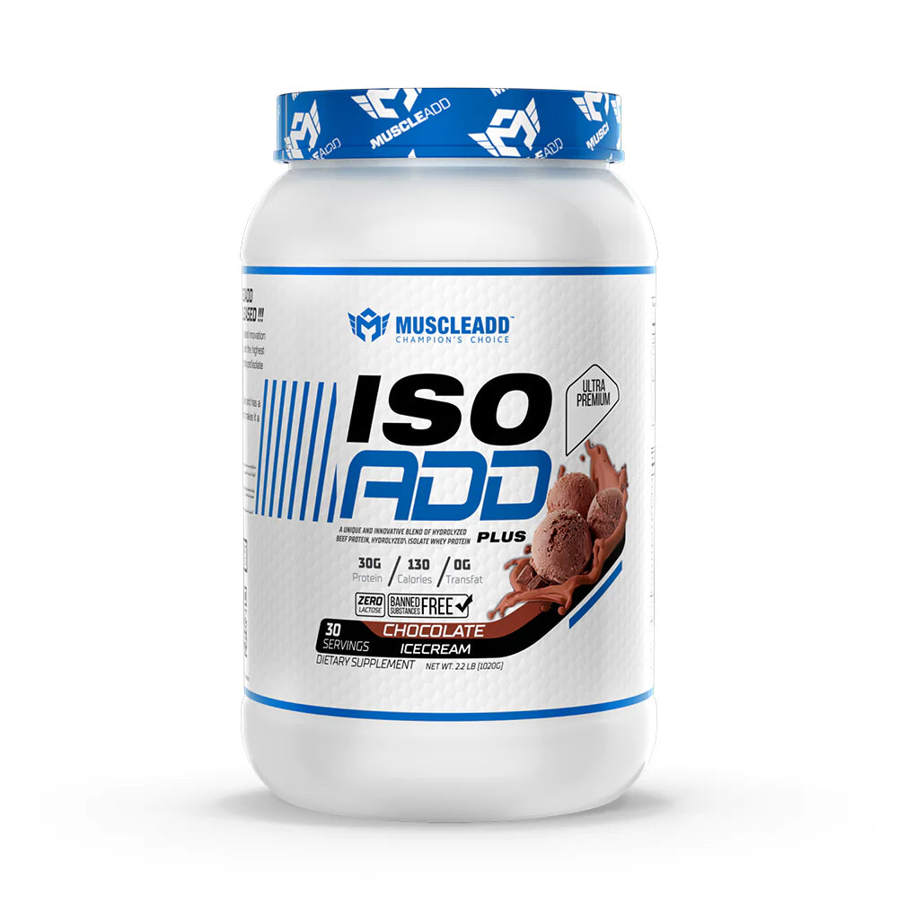 Muscle Add Iso Add Plus-30Serv.- 1020G.-Chocolate Ice Cream