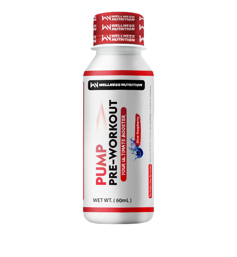 Wellness Nutrition Pump Pre-Workout Shot Shot-60Ml-BlueBerry