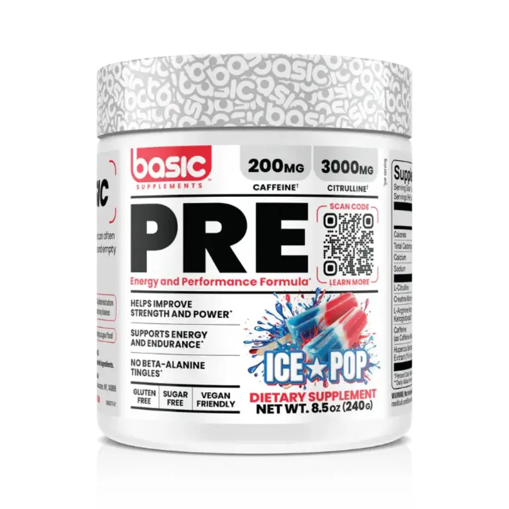Basic Pre Workout-30Serv-240g-Ice Pop
