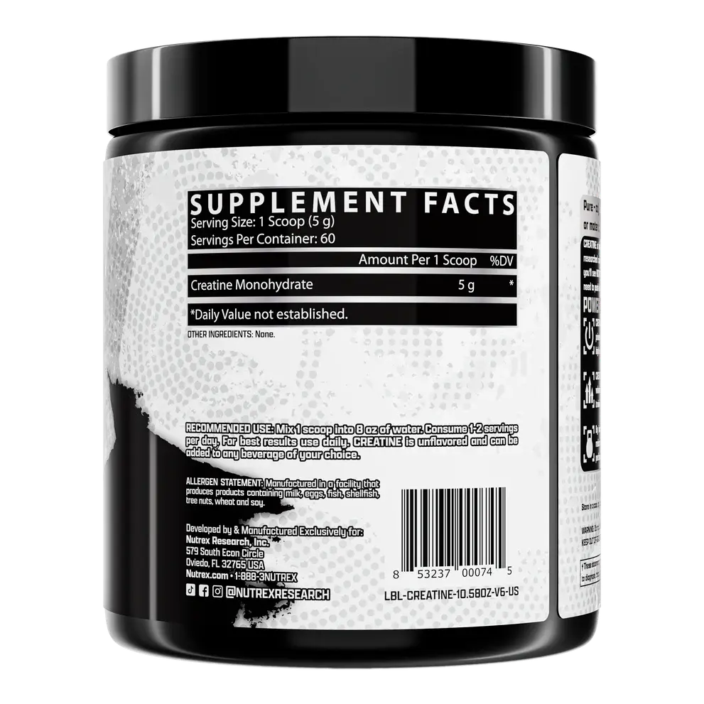 Nutrex Research - Creatine Drive 100%Pure Creatine Monohydrate - 60 Serv - 300G