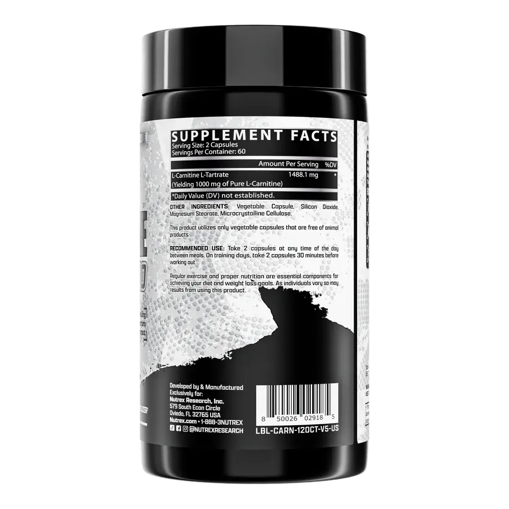 Nutrex L-Carnitine 1000 tap– 120 Caps