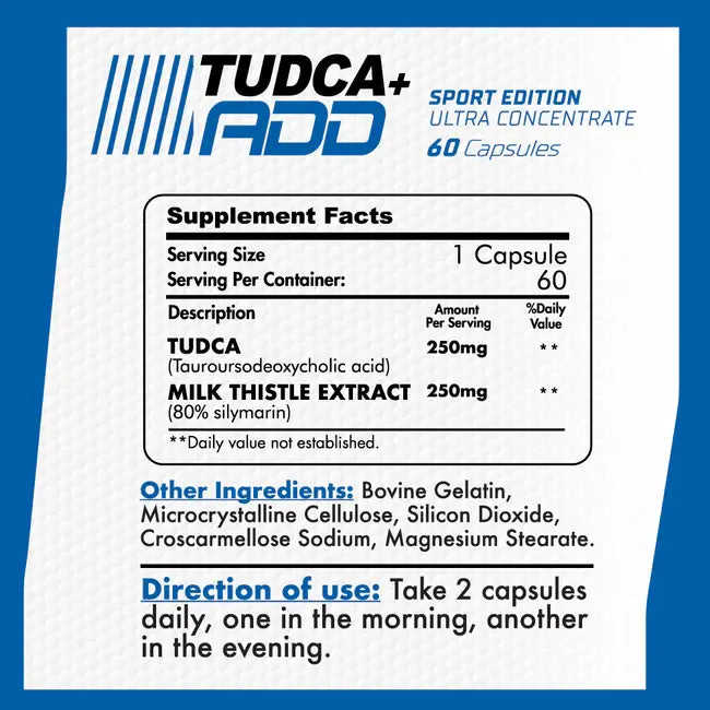 Muscle Add TUDCA+ ADD 60Serv.- 60CAPSULES
