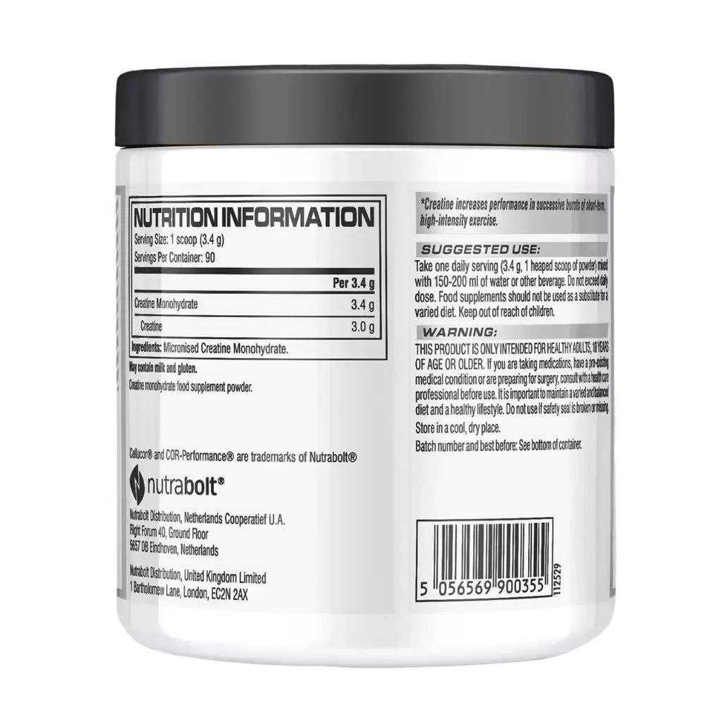 Cellucor Cor-Performance Creatine Monohydrate – Unflavoured – 306g – 90 Servings