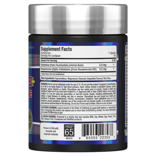 AllMax Yohimbine+Rauwolscine-60Capsules-60Serv